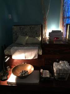 Our Pedicure Bench for Two